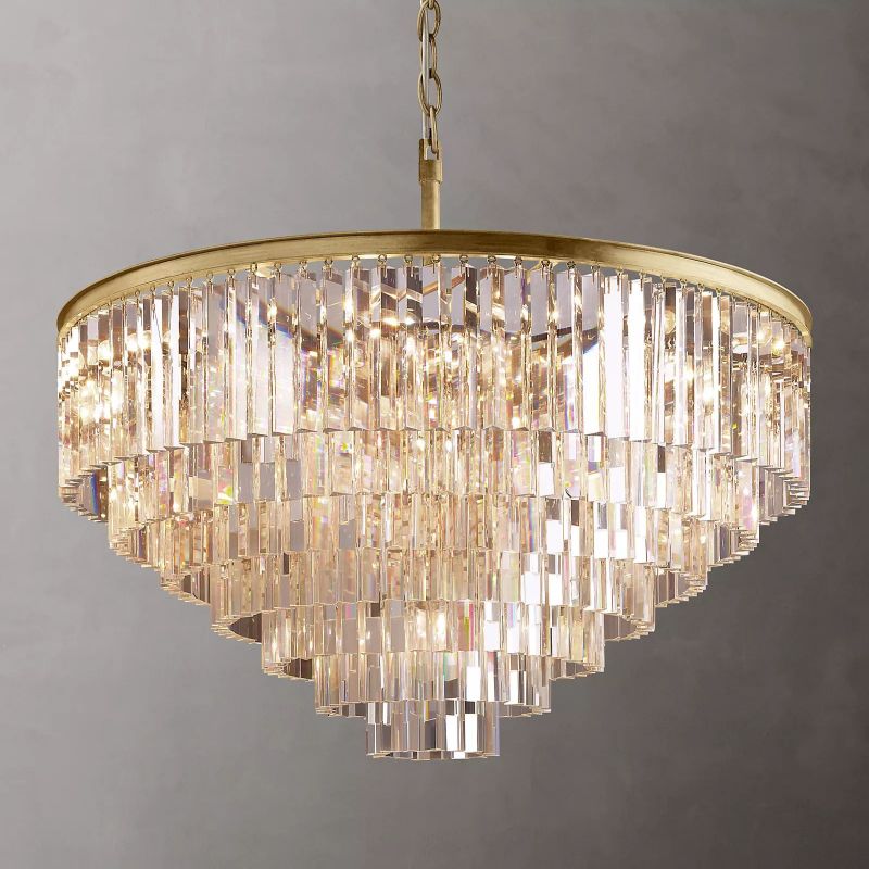 1920s Odem Round Chandelier 44" - thebelacan