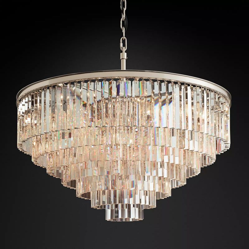 1920s Odem Round Chandelier 44" - thebelacan