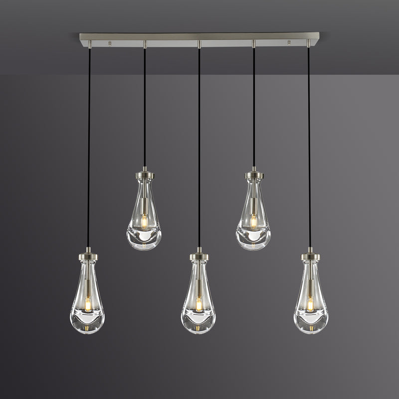 Raindrop Rectangle Chandelier