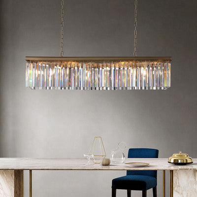 Tedem Series K9 Crystal Round / Linear Chandelier