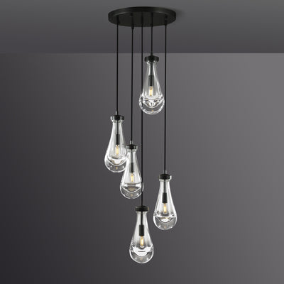 Raindrop Round Chandelier