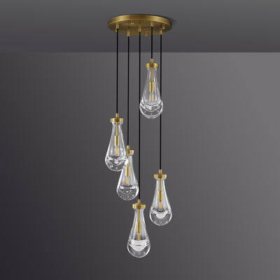 Raindrop Round Chandelier