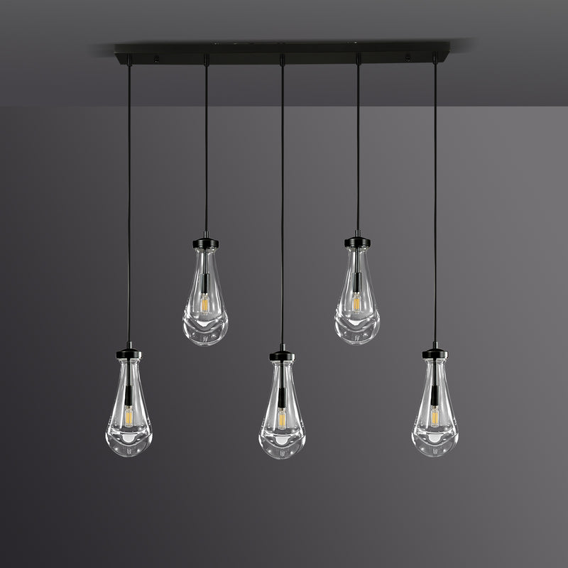 Raindrop Rectangle Chandelier