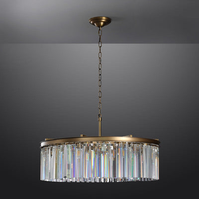 Tedem Series K9 Crystal Round / Linear Chandelier