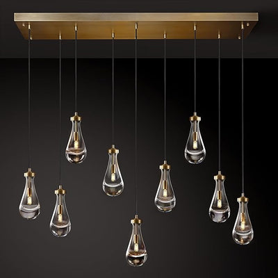 Raindrop Rectangle Chandelier