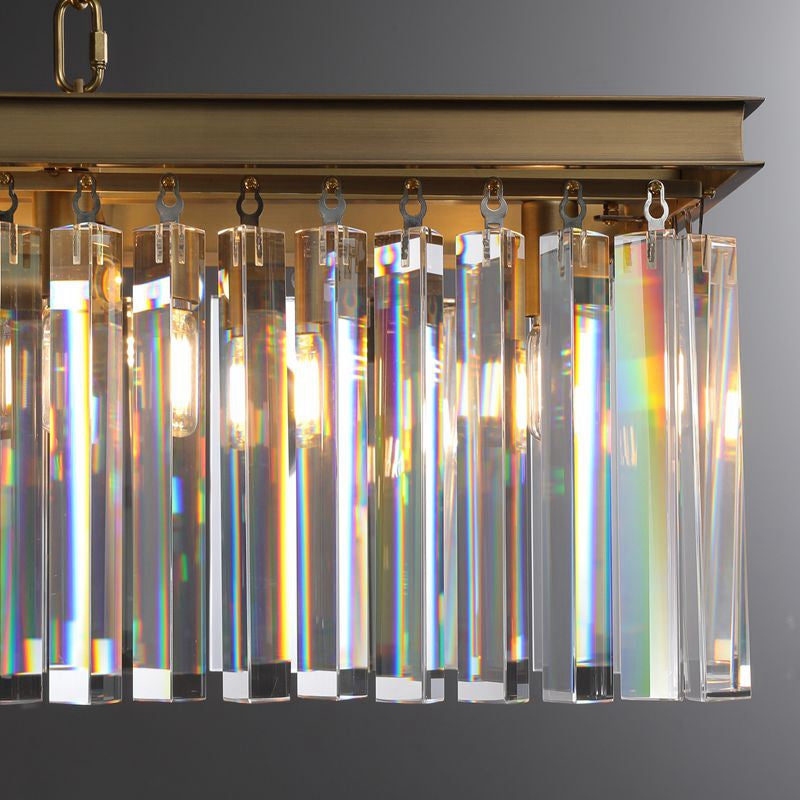 Tedem Series K9 Crystal Round / Linear Chandelier