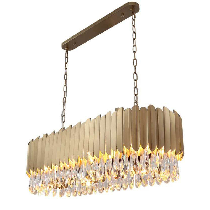 Aidan Tiered Linear Crystal Chandelier