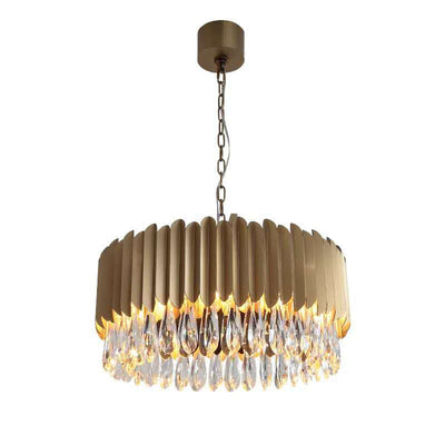 Aidan Tiered Round Crystal Chandelier