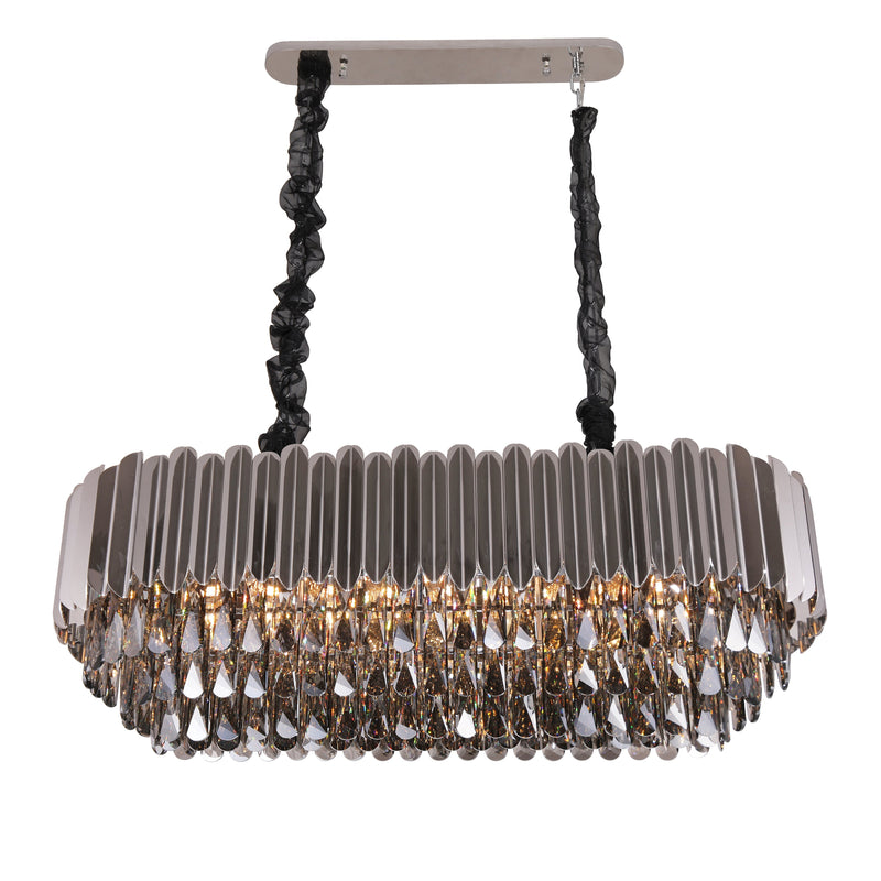 Aidan Tiered Linear Crystal Chandelier