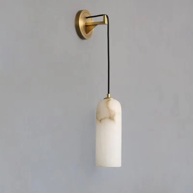 Alabaster Pendant Wall Sconce