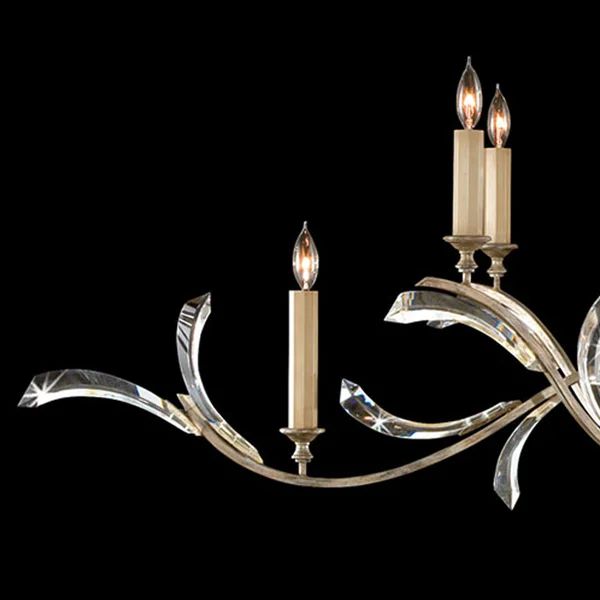 Alice Candle Oblong Chandelier 74"