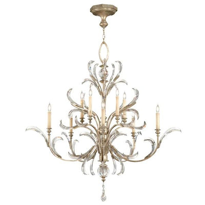 Alice Candle Round 2-Tier Chandelier 56"