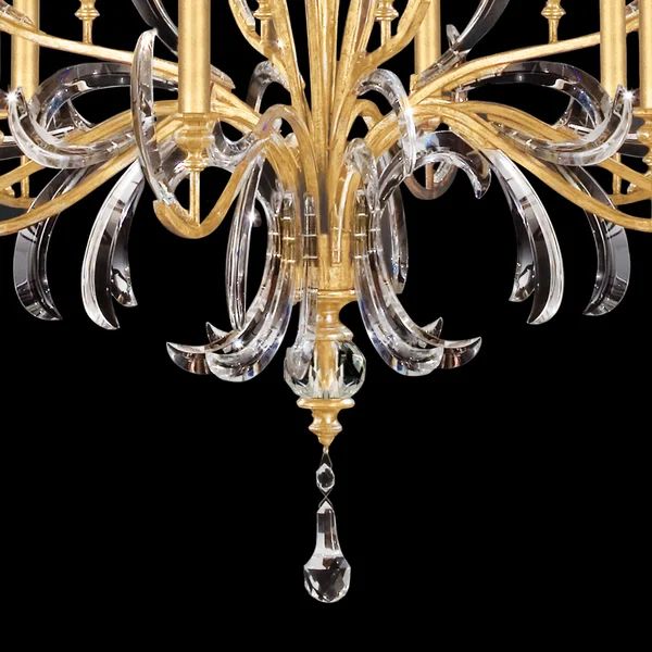 Alice Candle  Arcs  2-Tier Chandelier 57"