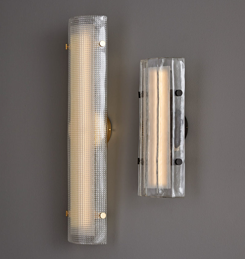 Alilang LED  Glass Wall Sconce 28"