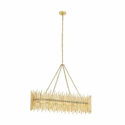 Althely 10 Lights Rectangle Pendant Chandelier