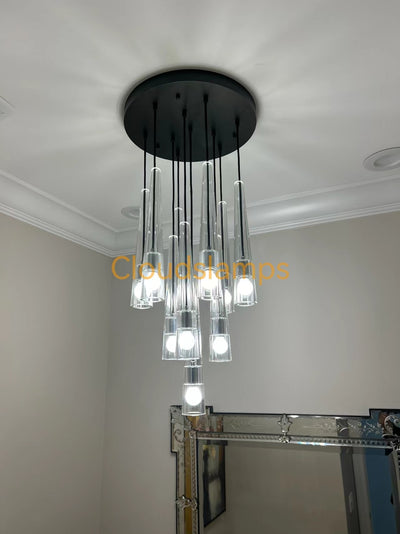 Apollo Round Crystal Chandelier