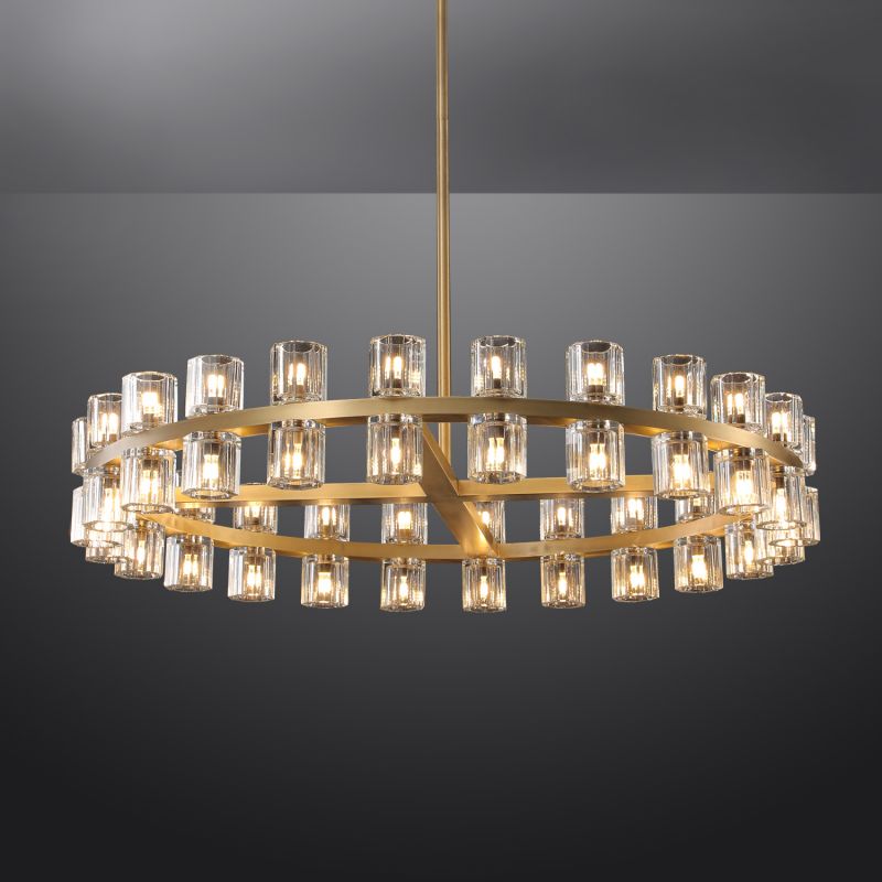 Wine-Glass Series Glass Chandelier