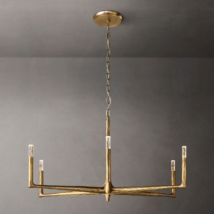 Vintage Forged Chandelier