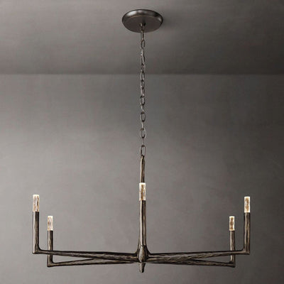 Vintage Forged Chandelier