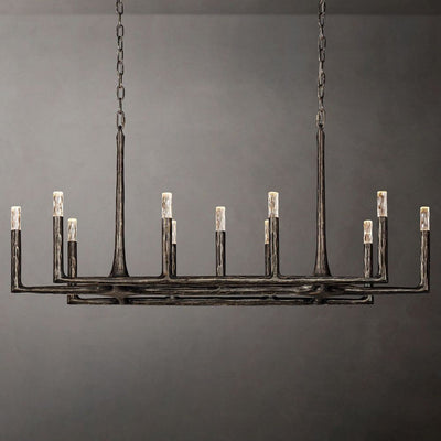 Vintage Forged Chandelier