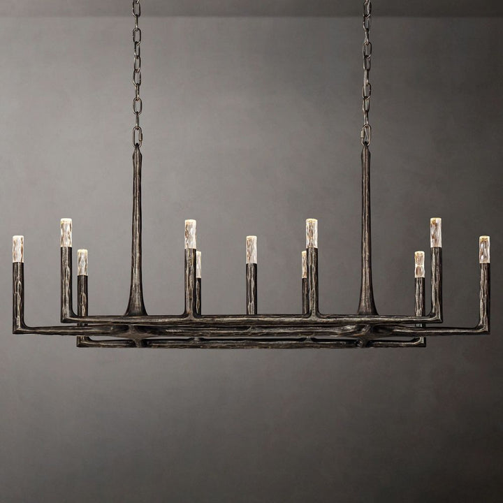 Vintage Forged Chandelier