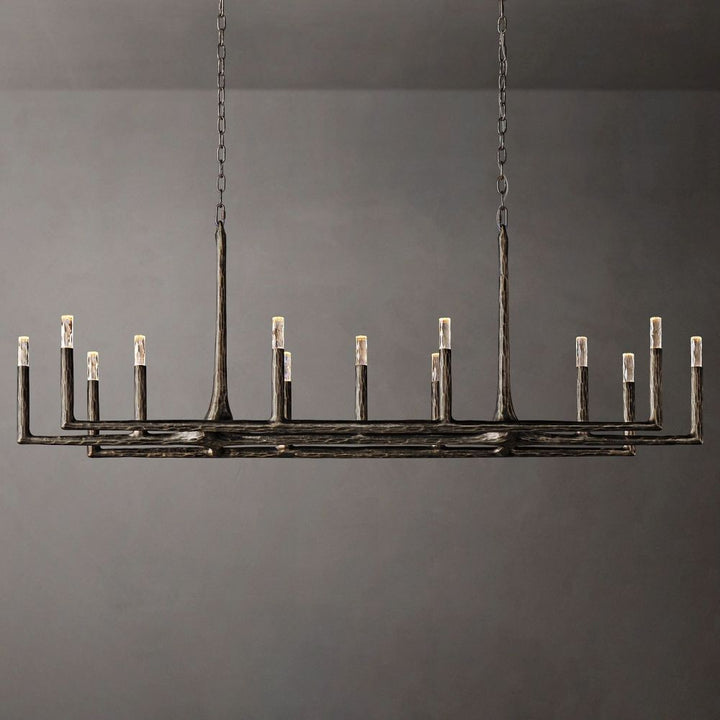 Vintage Forged Chandelier