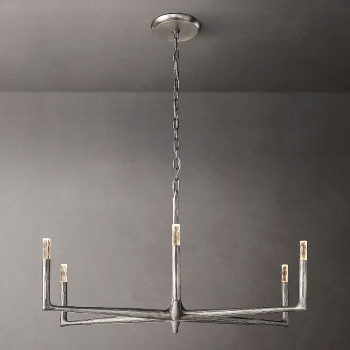 Vintage Forged Chandelier