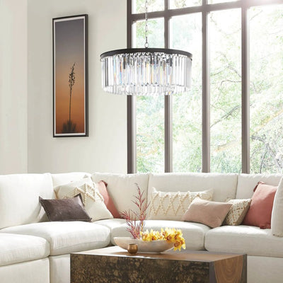 Cara Round Glass Chandelier