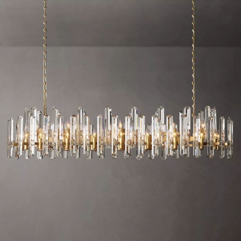 Browning Prism Linear Chandelier 72" - thebelacan