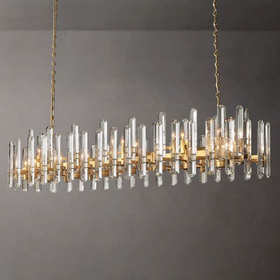 Browning Prism Linear Chandelier 72" - thebelacan