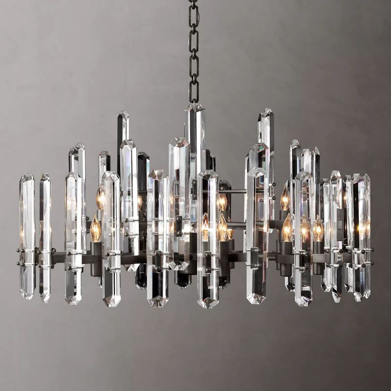 Browning Prism Round Chandelier 36" - thebelacan