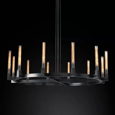 Candlestick Series Glass Chandelier