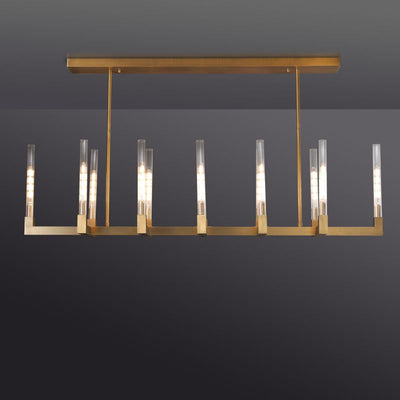 Candlestick Series Glass Chandelier