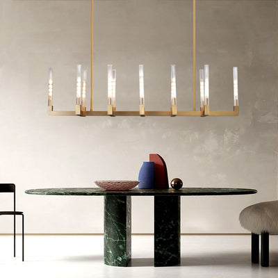 Candlestick Series Glass Chandelier