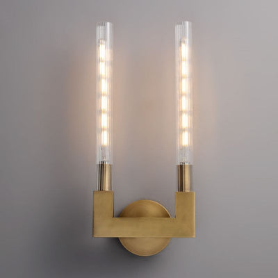 Candlestick Series Glass Wall Sconce