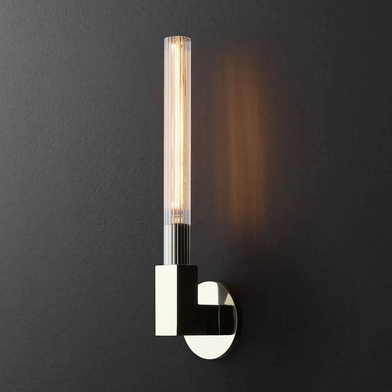 Candlestick Series Glass Wall Sconce