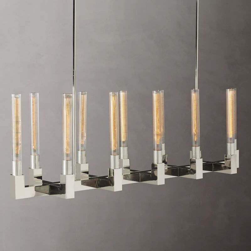 Candlestick Series Glass Chandelier