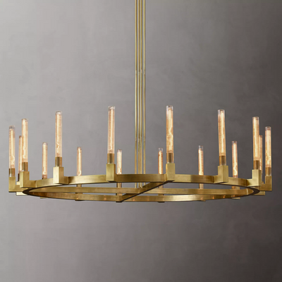 Candlestick Series Glass Chandelier