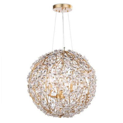 Cherish 6 Lights Spherical Chandelier 20"D