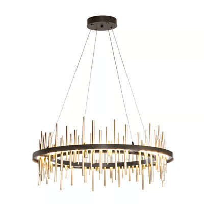 Cityscape Round LED Pendant Chandelier