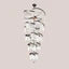 Bourbons Louis Flower 5-Tier Crystal Round Chandelier