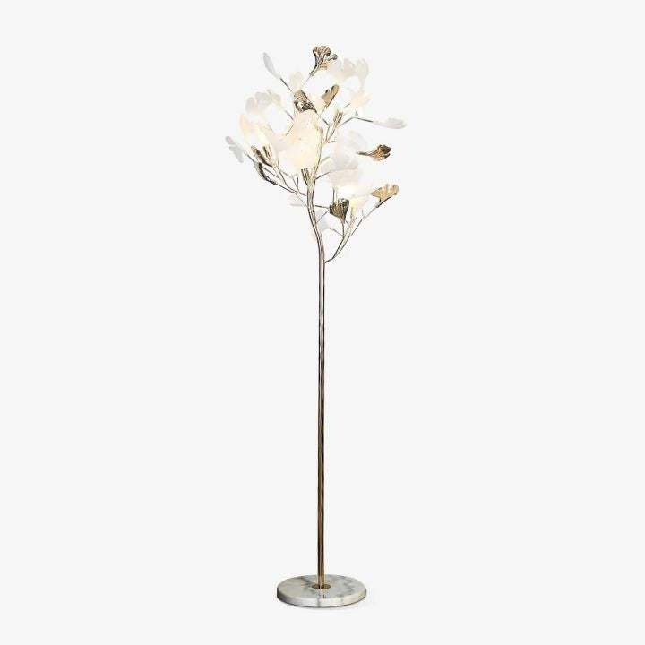 Gingko Ceramic Leaf Floor Lamp