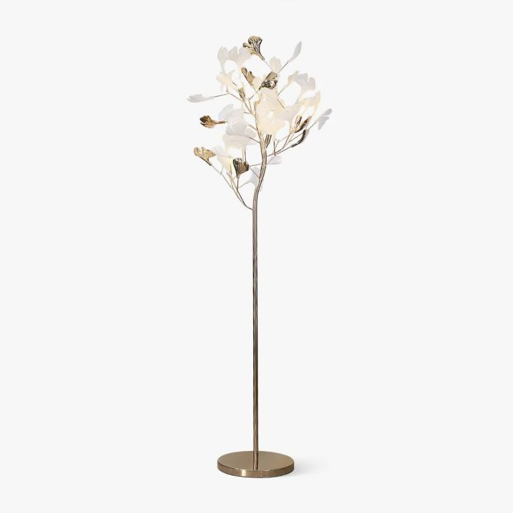 Gingko Ceramic Leaf Floor Lamp