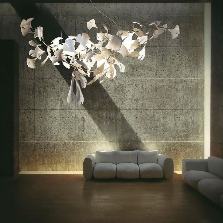 Gingko Ceramic Luxury Chandelier Style G