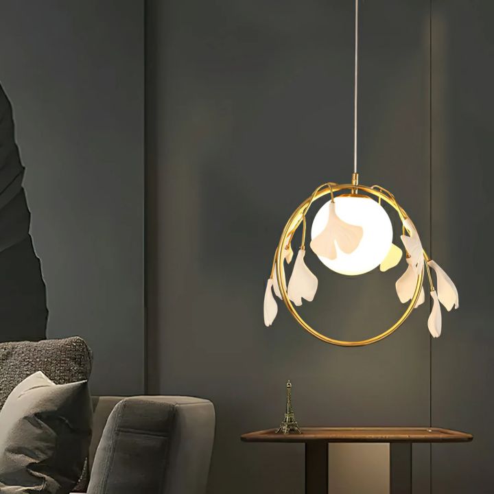 Gingko Ceramic Pendant Lamp