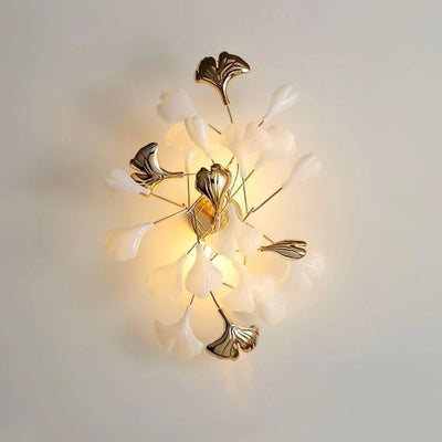 Gingko Ceramic Wall Sconce Lamp