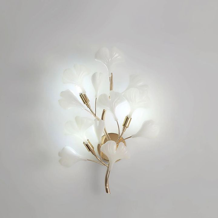 Gingko Ceramic Wall Sconce Lamp