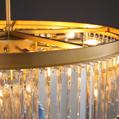 Tedem Series K9 Crystal Round / Linear Chandelier