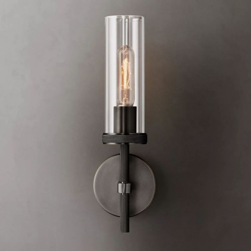 Adam Round Shade Glass Series Wall Sconce