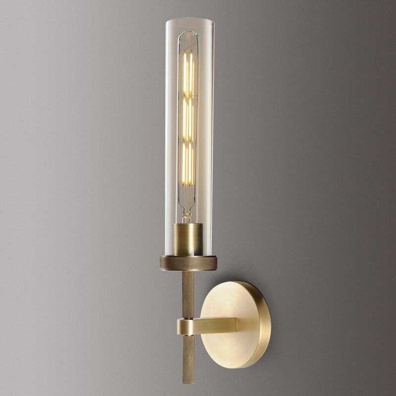 Adam Round Shade Glass Series Wall Sconce